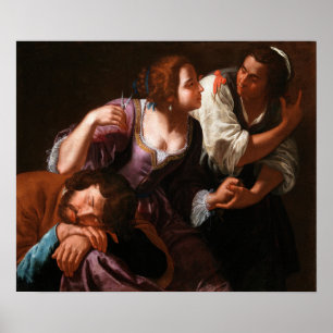 Gentileschi - Samson And Delilah Poster