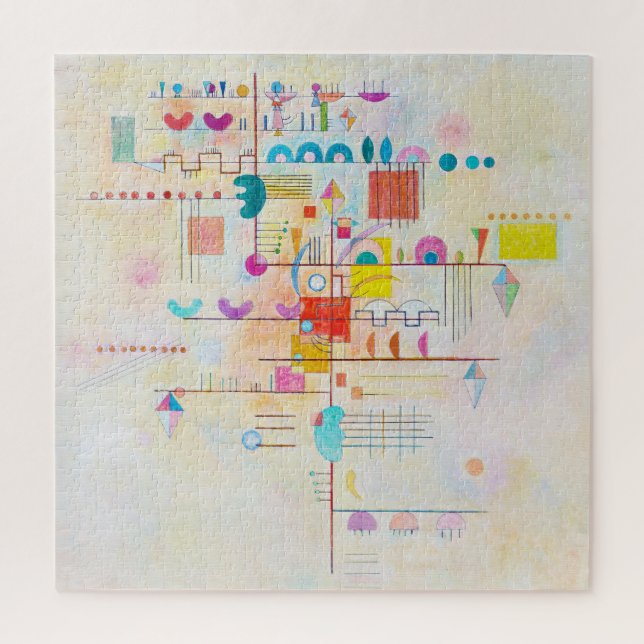 Gentle Accent, Wassily Kandinsky Jigsaw Puzzle (Vertical)