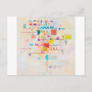 Gentle Accent, Wassily Kandinsky Postcard