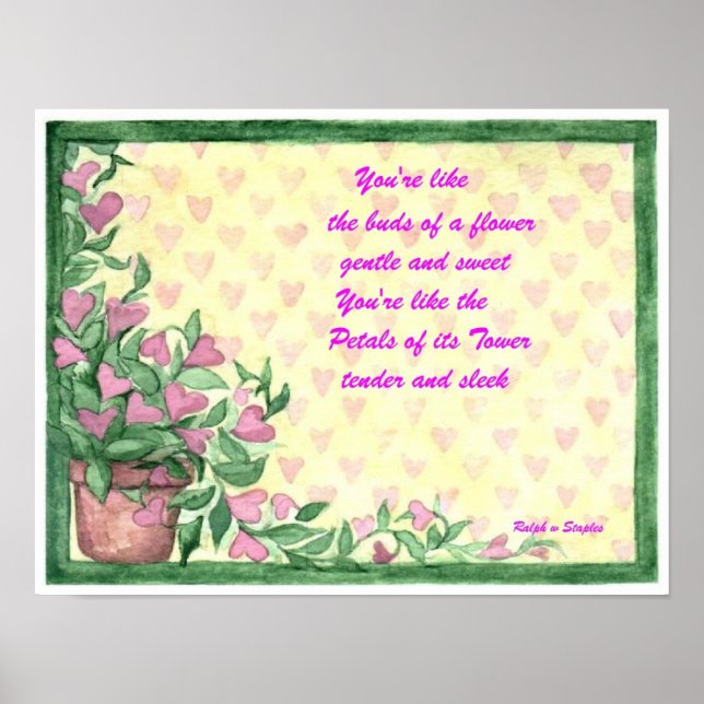 Gentle and sweet poster (Front)