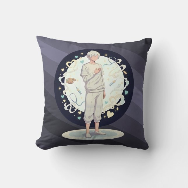 Gentle Anime Doctor Art Cushion (Front)