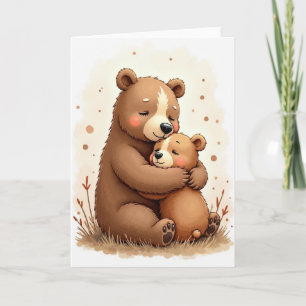Gentle Bear Mothers Day Card