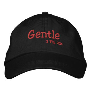 Gentle Bible Quotes Customise it Embroidered Hat