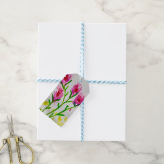 Gentle Blooms – Soft Watercolor Floral Greeting Gift Tags