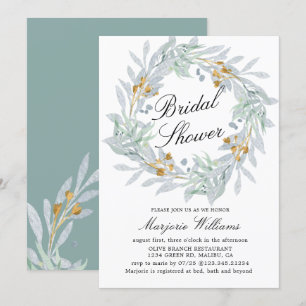 Gentle Botanics Bridal Shower Invitation