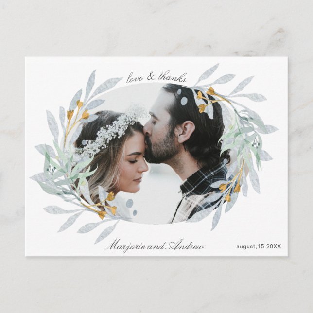 Gentle Botanics | Photo Thank You Postcard (Front)