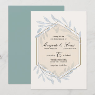 Gentle Botanics Wedding Invitation