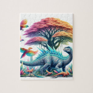 gentle brontosaurus jigsaw puzzle