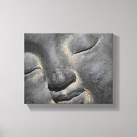 Gentle Buddha Face Stone Sculpture
