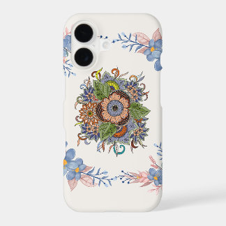 Gentle Calm – Teal Watercolor Floral Art