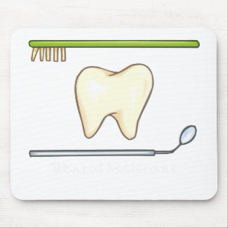 Gentle Dental- tooth mirror brush Mouse Mat