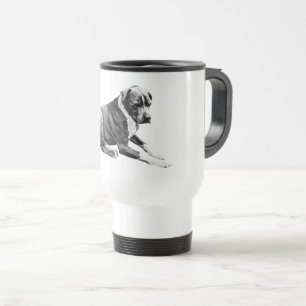 Gentle Drift, Gray Start Travel Mug