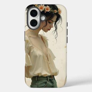 Gentle Elegance in a Butterfly Dance iPhone 16 Case
