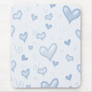 Gentle Elegant Hearts Mouse Mat