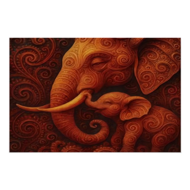 Gentle Elephants  Poster (Front)