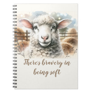Gentle Ewe: Soft Wool Sheep Notebook