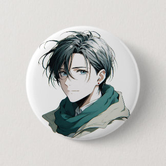 Gentle eyes 6 cm round badge