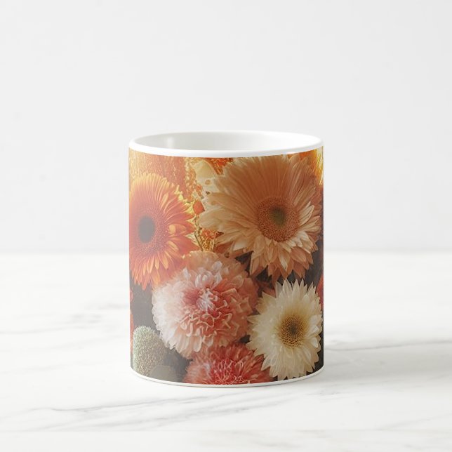 Gentle Fall Flowers Coffee Mug (Center)
