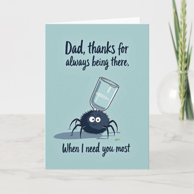 Gentle Fathers Day Fuzzy Card (Front)