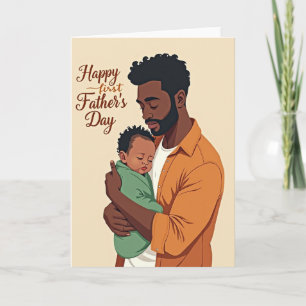 Gentle Fathers Day Portrait Card