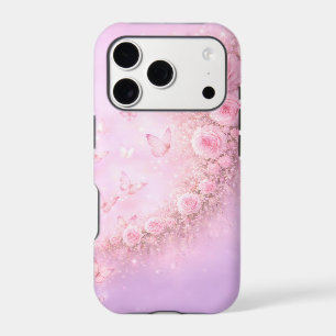 Gentle Floral Pattern – Soft Pink Roses with Soft 