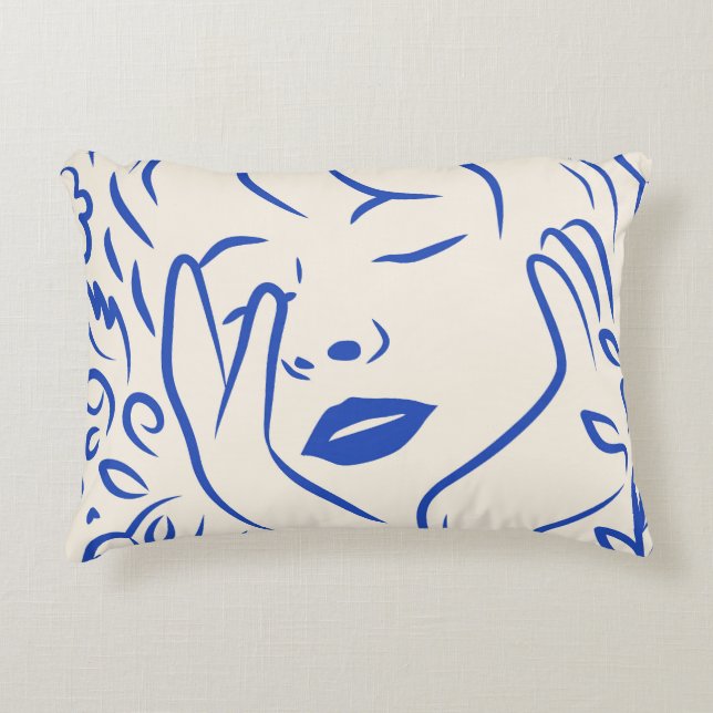 Gentle Flower Dream Decorative Cushion (Front)