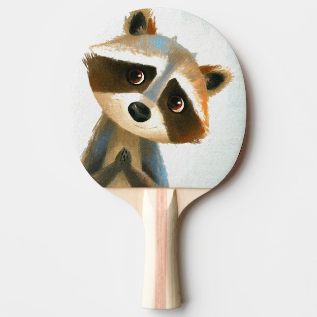 Gentle Forest Friend Ping Pong Paddle (Front)