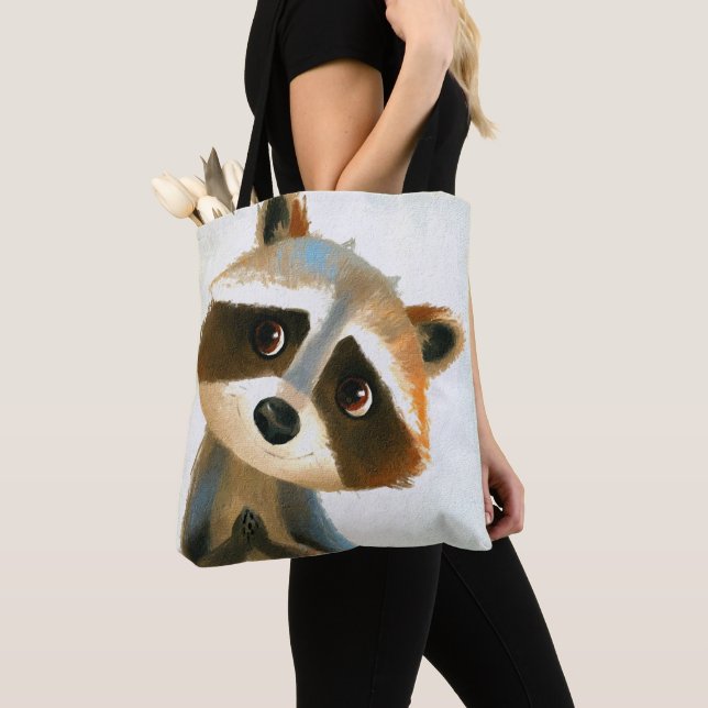 Gentle Forest Friend Tote Bag (Close Up)