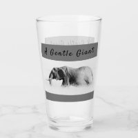 Gentle Giant Elephant high key photo with text