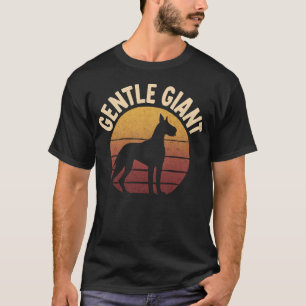 Gentle Giant Great Dane Vintage Sunset Retro Dog L T-Shirt
