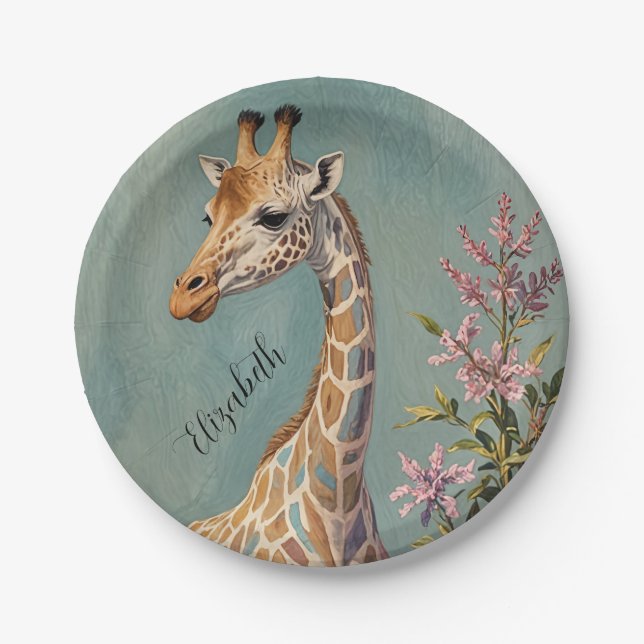 Gentle Giant Personalised  Paper Plate (Front)