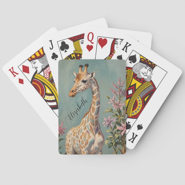 Gentle Giant Personalised  Playing Cards (Back)