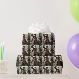 Gentle Giant: The Friendly T-Rex Who Loves a Pat Wrapping Paper