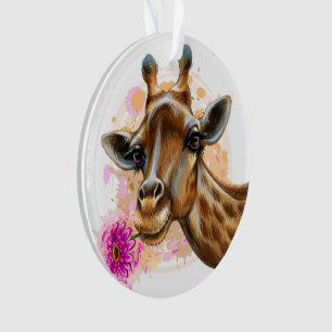 Gentle Giraffe Acrylic Ornament