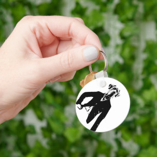 Gentle Great Dane Key Ring