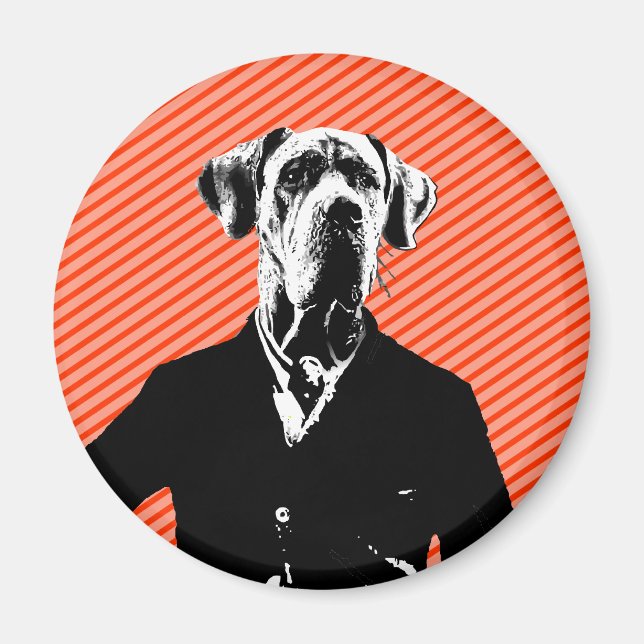 Gentle Great Dane Magnet (Front)