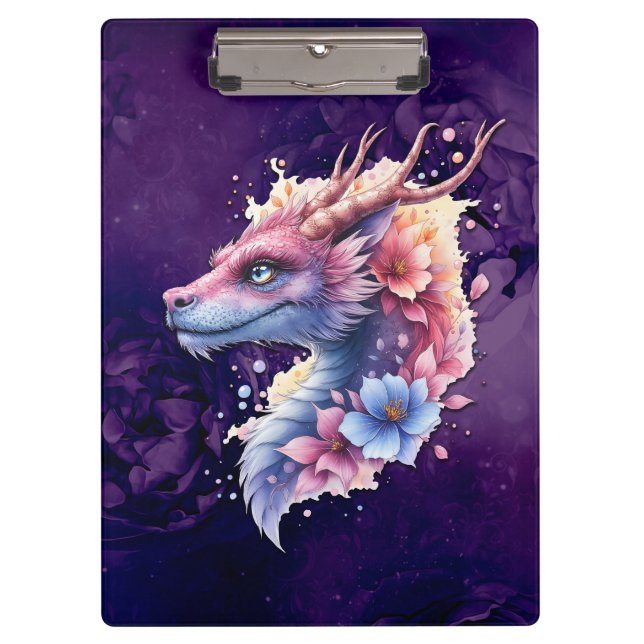 Gentle Guardian Dragon.  Clipboard (Front)