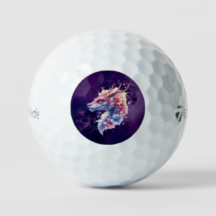 Gentle Guardian Dragon. Golf Balls