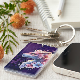 Gentle Guardian Dragon. Key Ring