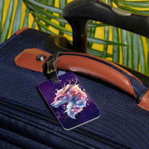 Gentle Guardian Dragon. Luggage Tag