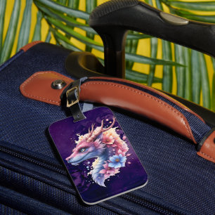 Gentle Guardian Dragon. Luggage Tag