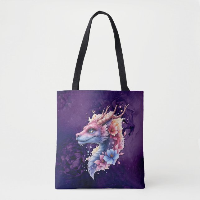 Gentle Guardian Dragon.  Tote Bag (Front)