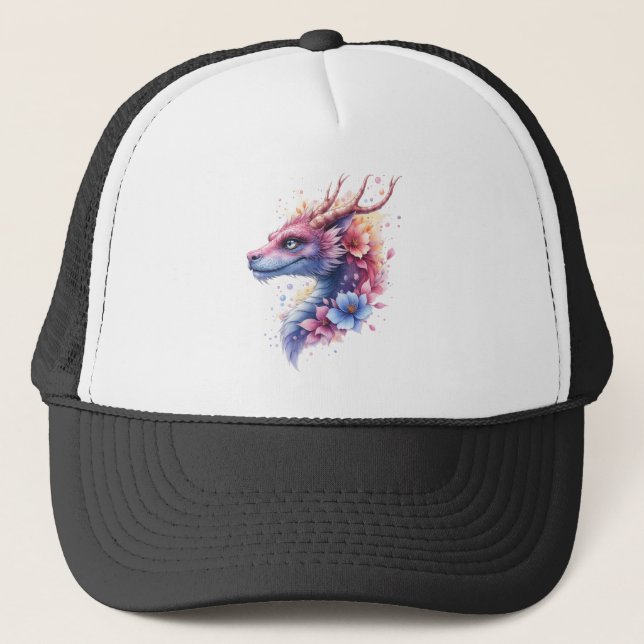Gentle Guardian Dragon.  Trucker Hat (Front)