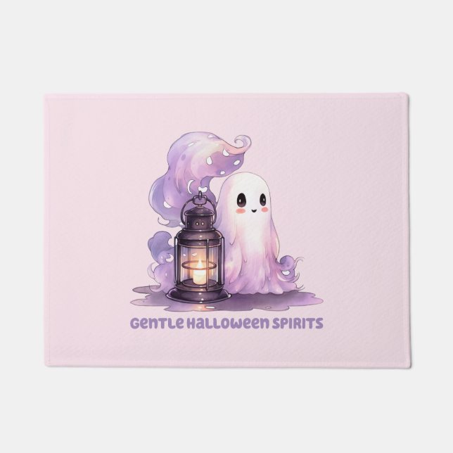 Gentle Halloween Spirits Doormat (Front)