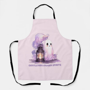 Gentle Halloween Spirits - Pastel Ghost Apron