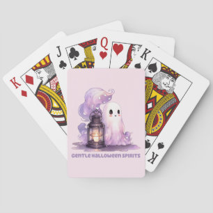 Gentle Halloween Spirits Playing Cards