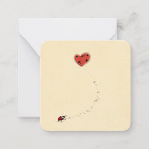 Gentle Ladybug Whisper   Nature-Inspired Card