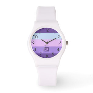 Gentle Lavender Dreams Colour Palette Monogram Watch