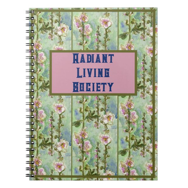 Gentle Mallow Radiant Living Notebook (Front)