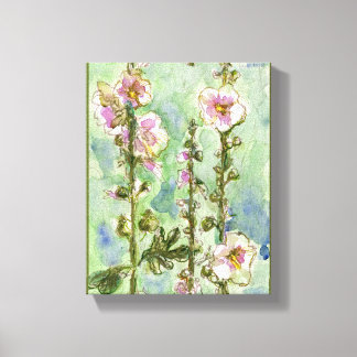Gentle Mallow small Canvas Print